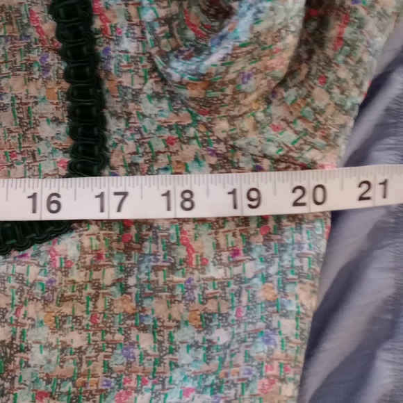 Vintage silk jacket gold buttons Ann Crimmins for Umi collection jacket size 10 - Picture 7 of 11